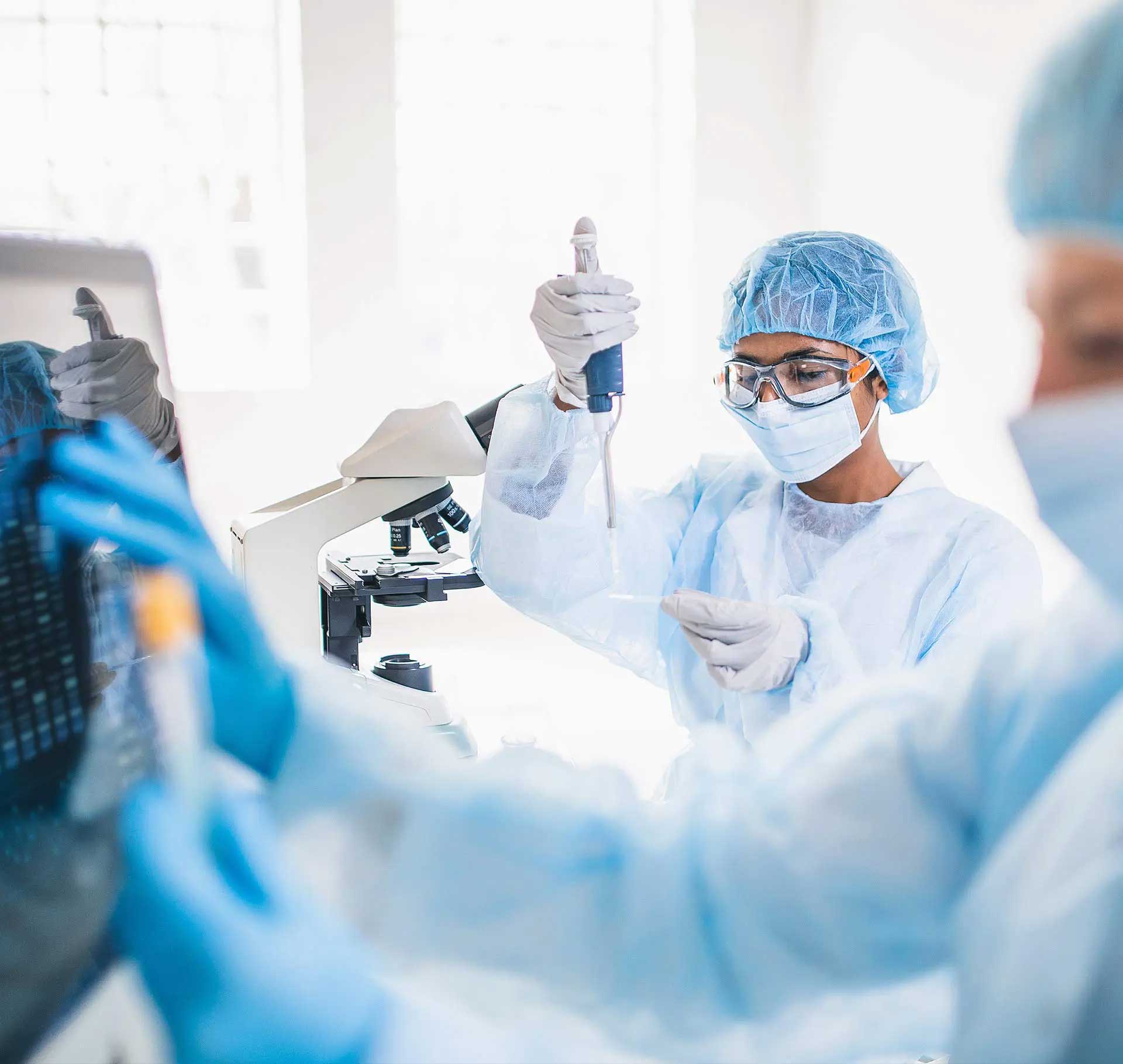 Stem Cell lab technicians